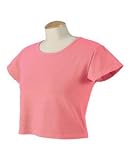 Pigment Dyed Cotton Ladies' Cropped T-shirt