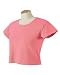 Pigment Dyed Cotton Ladies' Cropped T-shirt