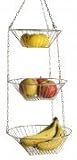 Home Basics Hanging Basket, 3-Tier, Round