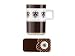 Arzberg Kyoto Kyoto Brown Espresso Cup w/ Snack Saucer 3.7-oz.