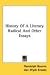 Book History Of A Literary Radical And Other Essays