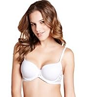 Perfect Fit Lace Padded T-Shirt A-DD Bra