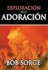 Exploración de la Adoración