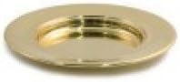 Communion-Brass tone-Communion Bread Plate-Small Group-6-1/8