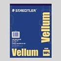 Staedtler Mars Vellum Paper, 16#, Rag, 8.5 x 11 Inches, Translucent, 50 Sheets per Pad (946811P)