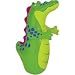 3D Bop Bag Blow up Inflatable Alligator