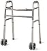 Deluxe Bariatric Walker, Extra-Wide Two-Button Walker With Dual 5 Wheels (1 Each/Case)