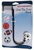 Goodsports Black Over The Door Soccer Single Hook 7-3/8