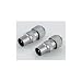 Pack of 10 Male TV Aerial Coax Plugs by electrosmart� - Nickel Plated with Solder Free Clamping Screw