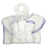 Bumkins Finer Baby Products NGIFT1 342 Organic Cotton Gift Set Periwinkle