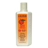 Jason's Natural Cosmetics Natural Apricot Shampoo 16 Oz (Natural Apricot Shampoo Will Nourish Your Hair with Certified Organic Botanicals Plus Vegetable Proteins and Vitamins and Leaves Your Hair Genuinely Cleansed and Manageable)