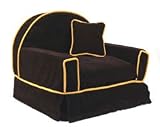 Black and Gold Gypsy Foam Cat Chair