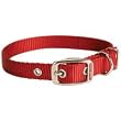 Hamilton Deluxe 5/8" S/T Nylon Dog Collar, Red, 16"