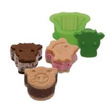 Ice Cream Sandwich Molds - Farm Animals - Set of 3