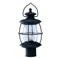 Post Top Lantern, Misty Pewter by Boston Harbor