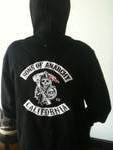 XXLARGE SONS OF ANARCHY PULL OVER HOODIE