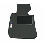 "BMW Genuine M Logo Gray Floor Mats for E46 - 3 SERIES M3 CONVERTIBLE (2000 - 2006), set of Four"