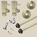 Mountain Plumbing Products 1/2 in. Compression x 3/8 in.O,D, Compression Lever Handle Lavatory Suppl