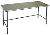 16 Gauge Stainless Steel Commercial Open Base Work Table 30