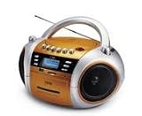 JWIN JX-CD573ORG Portable MP3 CD / CD Player with Cassette and USB / SD / MMC Slot