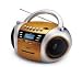 JWIN JX-CD573ORG Portable MP3 CD / CD Player with Cassette and USB / SD / MMC Slot