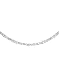 Solid Byzantine Chain Sterling Silver Ch381 16 Inch
