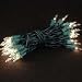 Novelty Lights, Inc. CG35/NS-G-CL Commercial Grade Christmas Mini Light Set, Green Wire, Clear, Non-Connectable (Male Plug Only), 35 Light