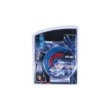 Power Acoustik AKIT-8 Amplifier Wire Kit with 8 Gauge 17ft and 3 ft Power Wires, 25 ft Speaker Wire, 17ft RCA and Turn-On Wire, 40A MAXI Fuse  Holder