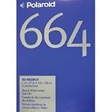 Polaroid 664 Polapan Pro 100 3.25 x 4.25 Instant Black & White Print Pack Film (ISO-100) - 10 Exposure Pack