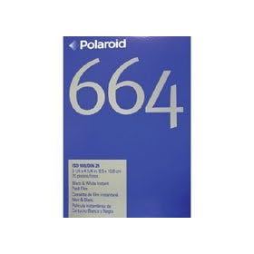 Click here to buy Polaroid 664 Polapan Pro 100 3.25 x 4.25 Instant Black & White Print Pack Film... by Polaroid.