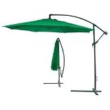 3m Garden Parasol/Umbrella - Green