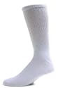 Diabetic Socks, Ultra Light, 12pair, Crew/White Size 10-13