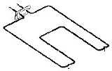 Replacement Bake Element for General Electric and Hotpoint WB44X200