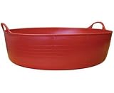 Tubtrugs Super Flexible Bucket, 9 Gal Red