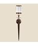 Fine Art Lamps Eaton Place 605850 Crystal 1-LT 60w (35"H x 6"W) Torchiere Lighting in Brown
