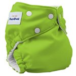 Fuzzi Bunz One Size Cloth Pocket Diaper - Apple Green
