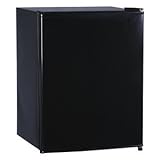 Dayton 5NTW8 Refrigerator/Freezer, Black, 2.4 Cu-Ft