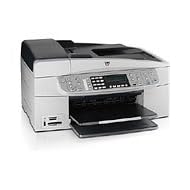 HP Officejet 6310 All-in-One - Multifunction ( fax / copier / printer / scanner ) - color - ink-jet - copying (up to): 30 ppm (mono) / 24 ppm (color) - printing (up to): 30 ppm (mono) / 24 ppm (color) - 100 sheets - 33.6 Kbps - Hi-Speed USB, 10/100 Base-TX