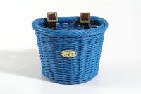 Nantucket Gull Child Basket Royal Blue Wicker Bicycle