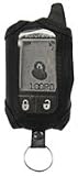 Car Alarm Remote Case Black Leather (Fits Autopage rs-730 LCD and rs-915 LCD) #ALARMC9