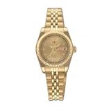 Orient Ladies All Gold Diamond Index Self Winding Automatic Watch #BNQ1Y001C by Orient