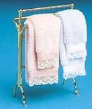 Dollhouse Miniature Brass Towel/Quilt Rack