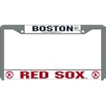 SAVE $2.12 - Boston Red Sox Chrome License Plate Holder $10.88