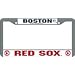 Boston Red Sox Chrome License Plate Holder