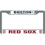 Boston Red Sox Chrome License Plate Holder