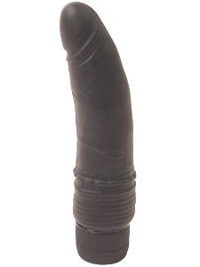 Black Velvet Curved Dong 6 1/2
