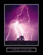 Bad Luck - Lightning, Motivational Poster