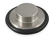 Industrial Grade 1PPJ4 Stopper, Stainless Steel, Pipe 3 5/16 In