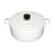 Le Creuset Casserole, Round, White, 24 cm