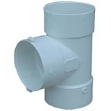 6INX6INX4IN PVC BULL NOSE TEE